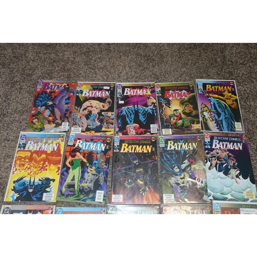 1993 Batman Knightfall #1-19 DC Comics Complete Set High Grade Bane